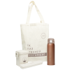 Эко ланч набор эко-сумка шоппер + термос "Royal" + ланч бокс супница "Cup" + столовые приборы «ECO»