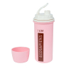 Эко ланч набор розовая термобутылка "Ecosapiens" + Ланч бокс супница в форме чашки 850 мл