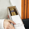 Термос “Travel” вакуумне підтримання температури, золотий 500 мл + Дерев'яна подарункова коробка