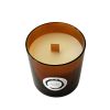 Арома свеча стакан, Bay leaf Blackberry с деревянным фитилем, 190г, 34 часов горения