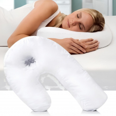 Ергономічна ортопедична подушка для сну з отвором для вуха 