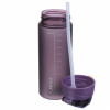 Бутылка для воды "Jooki", фиолетовая 600мл, с трубочкой