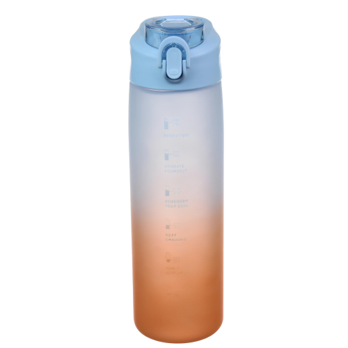 Пляшка для води, 950мл, з трубочкою