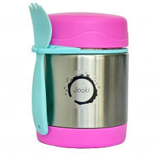 Термос-контейнер для детского питания "Jooki", розовый, 350 мл