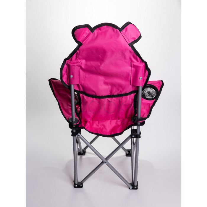 Кресло туристическое для ребенка 34х58х65 см с подстаканником Розовый SJ-0065P  Jooki 