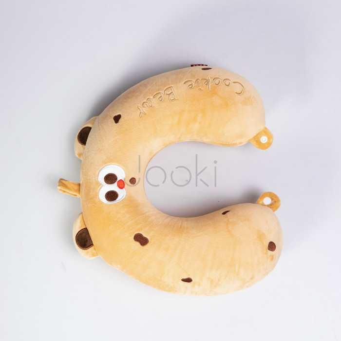 Подушка для шиї Cookie Bear U-подібна, бежевий HP-56-1BE Твій стильний вибір 