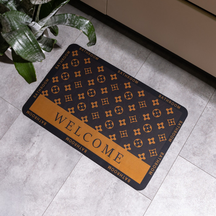 Килимок придверний Welcome 58*38 см діатомітовий Yiwu HP-42-132 Зручність і стиль Jooki
