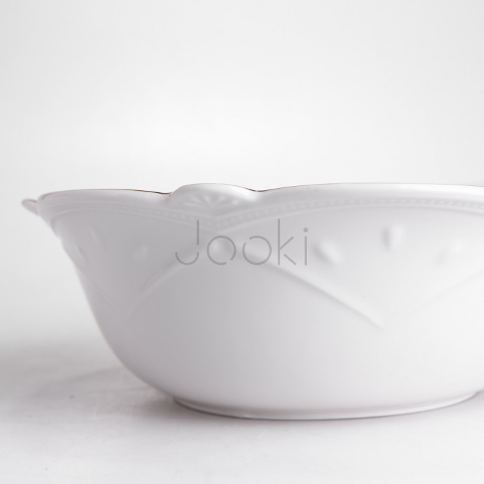 Салатница круглая фарфоровая Pearl 20,5 см Yiwu HP-HK-C24 Надежный выбор Jooki