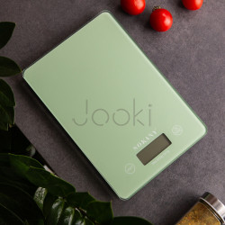 Ваги для кухні Sokany до 5 кг електронні на батарейках Зелені Jooki SK-19027GR  Jooki