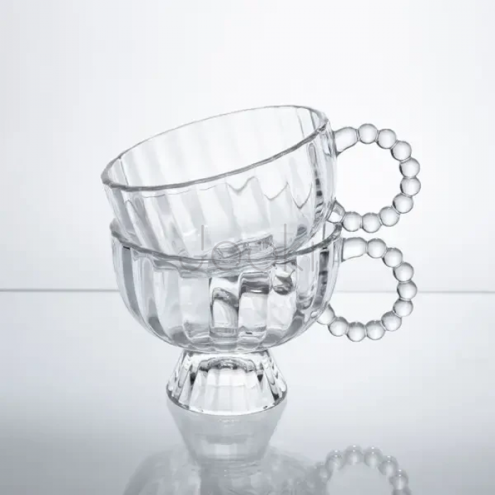 Набор креманок на ножке Sundae Dish 2 штуки по 300 мл с ручкой HP-17-14 Для комфорта каждый день 