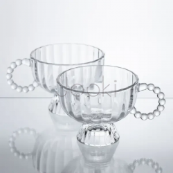 Набор креманок на ножке Sundae Dish 2 штуки по 300 мл с ручкой HP-17-14 Для комфорта каждый день 