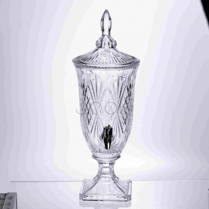 Лимонадниця Classic Crystal 2л з краном прозорий HP-19-295 Надійний вибір Jooki