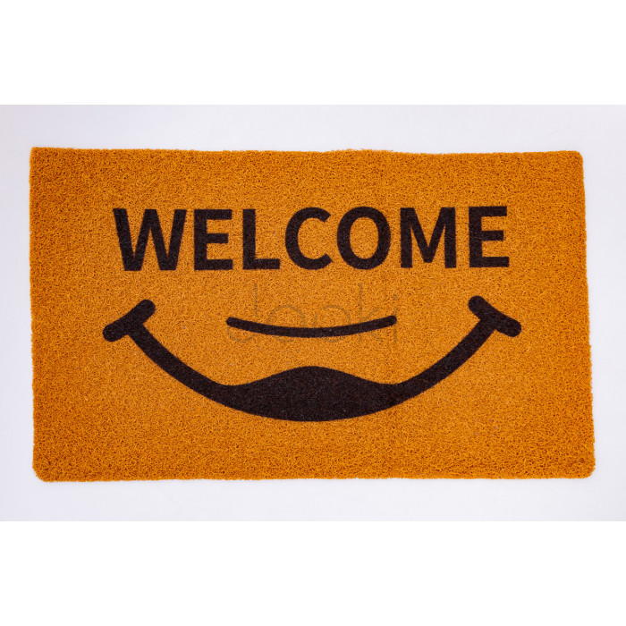 Коврик привратный WELCOME прямоугольный 70*40 см коричневый HP-47-9  Jooki