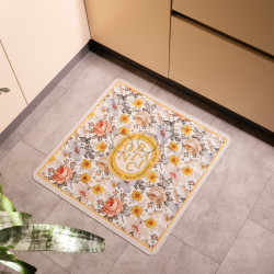Коврик универсальный Wildflowers 58×58 см диатомитовый Yiwu HP-42-150 Практическое решение Jooki