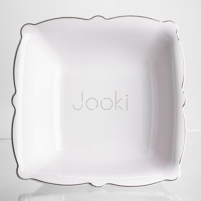 Ваза для фруктів на ніжці порцелянова Pearl 26,5*26,5 см Yiwu 120-YH-HG052  Jooki