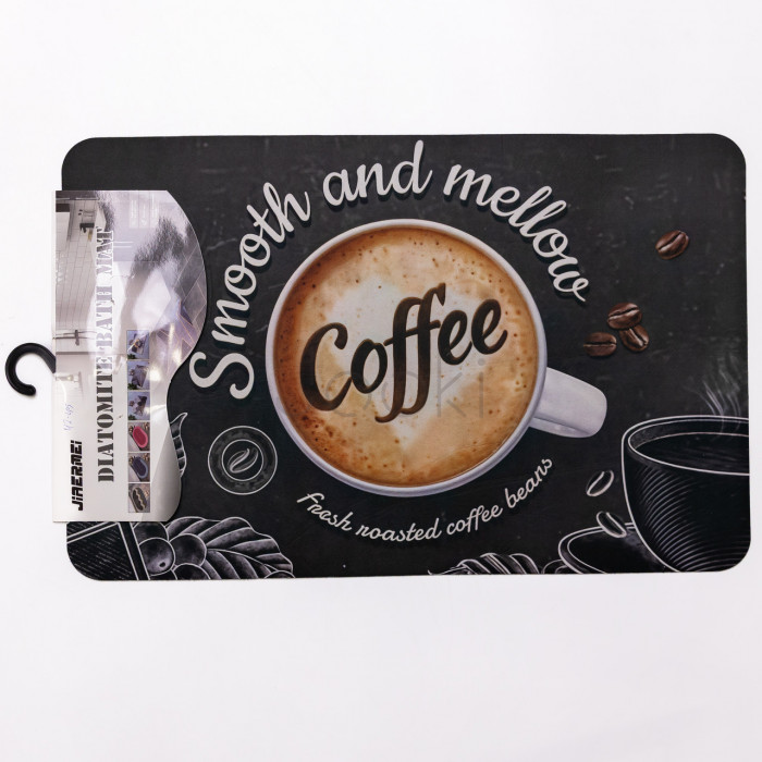 Килимок для кухні Smooth and mellow Coffee 58*38 см діатомітовий HP-42-45 Перевірена якість Jooki