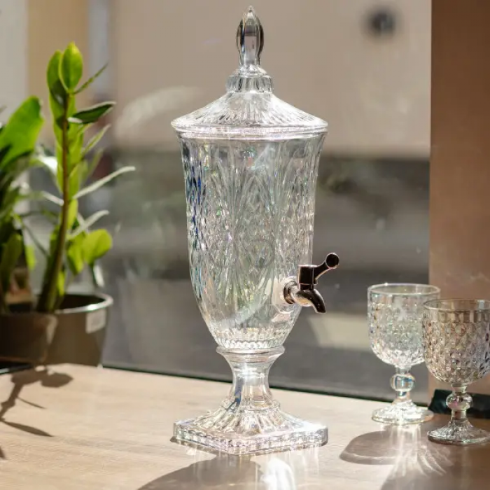 Лимонадниця Crystal Trinity 2 літри з краном для соку мохіто молока напоїв HP-19-301 Функціональність Jooki