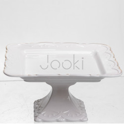 Блюдо сервировочное фарфоровое Pearl 15*15 см Yiwu 120-YH-HG046  Jooki