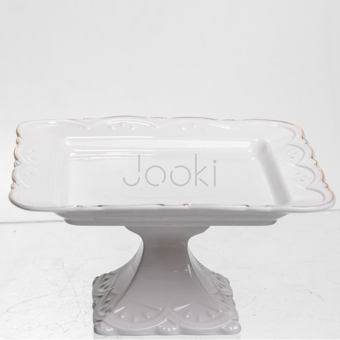 Блюдо сервировочное фарфоровое Pearl 15*15 см Yiwu 120-YH-HG046  Jooki