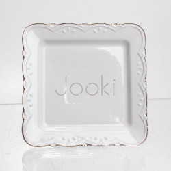 Блюдо сервировочное фарфоровое Pearl 15*15 см Yiwu 120-YH-HG046  Jooki