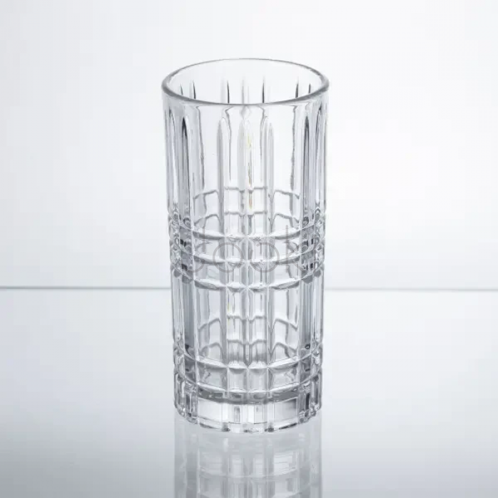 Набор стаканов Geometric Glass 6 штук по 300 мл с рельефным узором HP-17-3  Jooki 