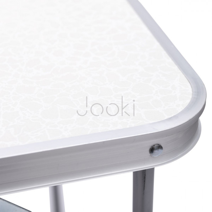 Стіл для пікніка розкладний 75×55×65 (см) Білий Jooki JY-7555W  Jooki