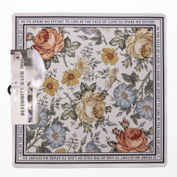 Килимок для ванної кімнати Flowers 58*58 см діатомітовий HP-42-7 Перевірена якість Jooki