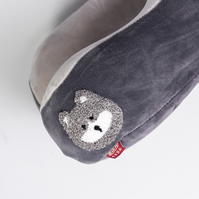 Дорожная подушка для шеи Plush Cat с эффектом памяти мягкий подголовник, ортопедическая котенок для путешествий поездок Функціональність Jooki