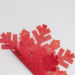 Коврик для сервировки стола Snowflake 38 см, красное золото HP-36327-14 Продумано до деталей 