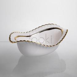 Салатниця порцелянова Sofia Gold 25 см Yiwu AP-23  Jooki