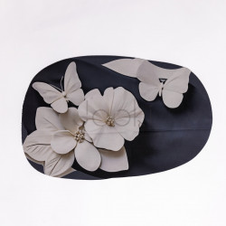 Килимок для ванної кімнати з 3D-ефектом Petal Relief 58*38 см діатомітовий Чорний HP-42-38  Jooki