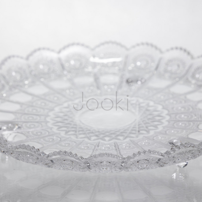 Фруктовниця скляна Bohemia Clasic 30 см фігурна Yiwu HP-34-48 Функціональність Jooki