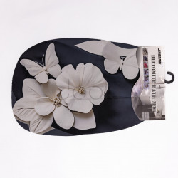 Килимок для ванної кімнати з 3D-ефектом Petal Relief 58*38 см діатомітовий Чорний HP-42-38  Jooki