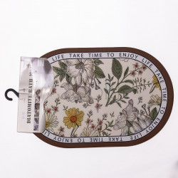 Коврик диатомитовый Floral Oval 38*58 см универсальный овальный HP-42-50  Jooki