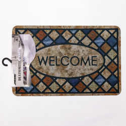 Коврик привратный Framed Welcome 38*58 см диатомитовый HP-42-40 Для комфорта каждый день 