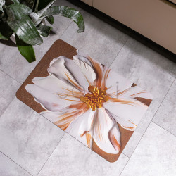 Коврик с 3D-принтом Impasto 58*38 см диатомитовый Yiwu HP-42-105  Jooki