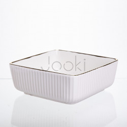 Салатниця порцелянова Casual 18*18 см Yiwu LB-1564G  Jooki