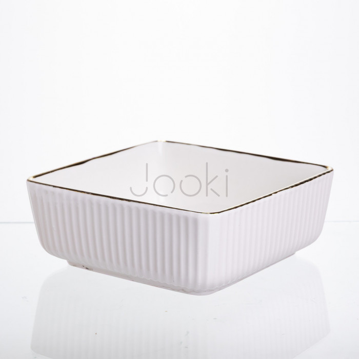 Салатниця порцелянова Casual 18*18 см Yiwu LB-1564G  Jooki