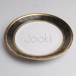 Тарелка десертная фарфоровая Meander 20 см Yiwu WZJ-8P