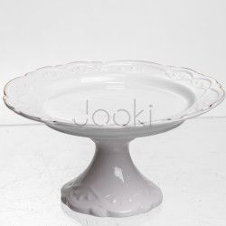 Блюдо на ножке фарфоровое Pearl 15 см Yiwu 120-YH-HG047