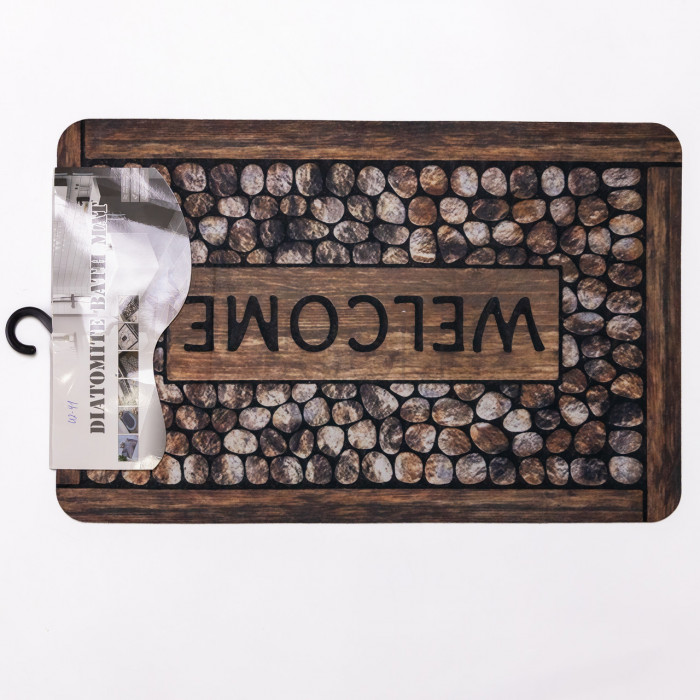 Коврик привратный Vertical Welcome 38*58 см диатомитовый HP-42-41  Jooki