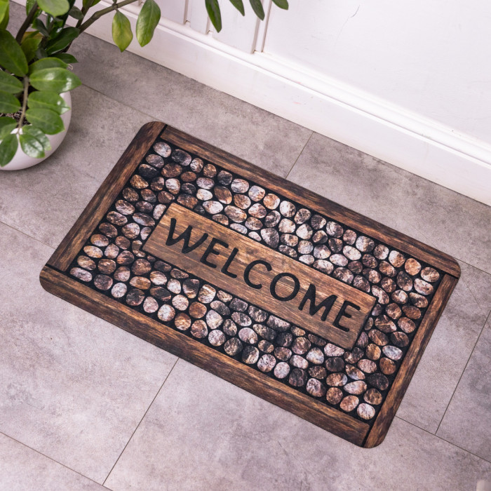 Коврик привратный Vertical Welcome 38*58 см диатомитовый HP-42-41  Jooki