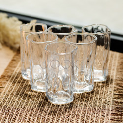 Набір склянок для напоїв Crinkle Glass 6 штук по 270 мл HP-17-62 Практичне рішення Jooki