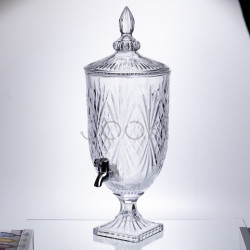 Лимонадниця Classic Crystal 5л із краном HP-19-297 глек диспенсер для напоїв прозорий Практичне рішення Jooki
