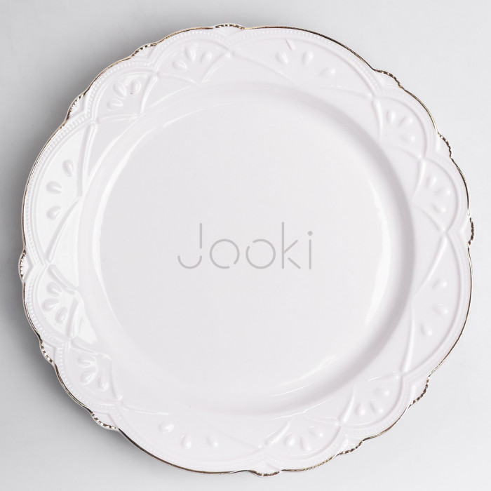 Тарелка десертная фарфоровая Pearl 20,5 см Yiwu HP-HK-C20 Практическое решение Jooki