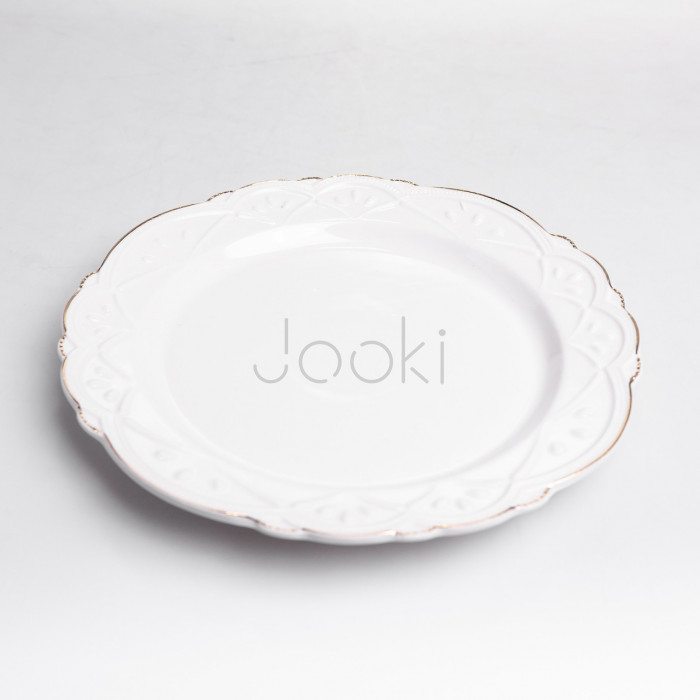 Тарелка десертная фарфоровая Pearl 20,5 см Yiwu HP-HK-C20 Практическое решение Jooki