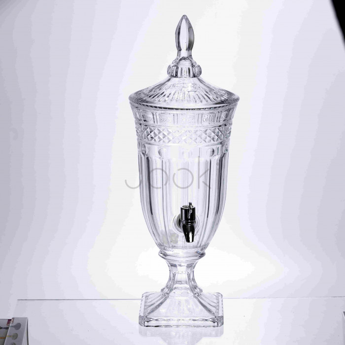 Лимонадниця Topaz Crystal 2 літри з краном HP-19-292 глечик диспенсер для води і напоїв прозорий Для комфорту кожного дня 