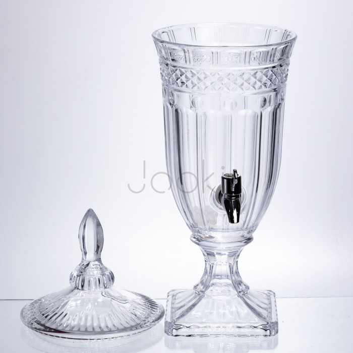 Лимонадниця Topaz Crystal 2 літри з краном HP-19-292 глечик диспенсер для води і напоїв прозорий Для комфорту кожного дня 