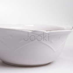 Салатниця кругла порцелянова Pearl 25 см Yiwu HP-HK-C23  Jooki