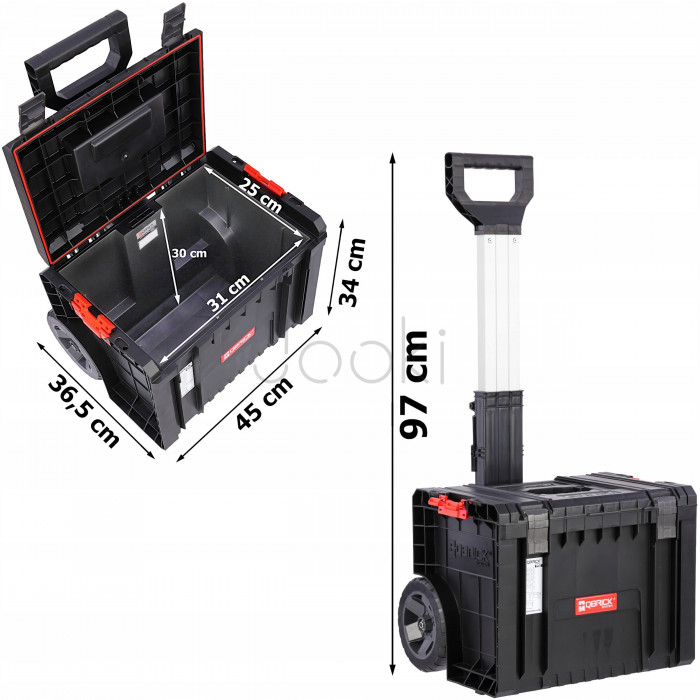 Набір ящиків для інструментів Qbrick System PRO SET 4, 450×390×690 мм